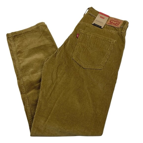 Levis Corduroy Pants Mens 29x30 Brown Original Style Straight Leg Wide Wale - Picture 1 of 12